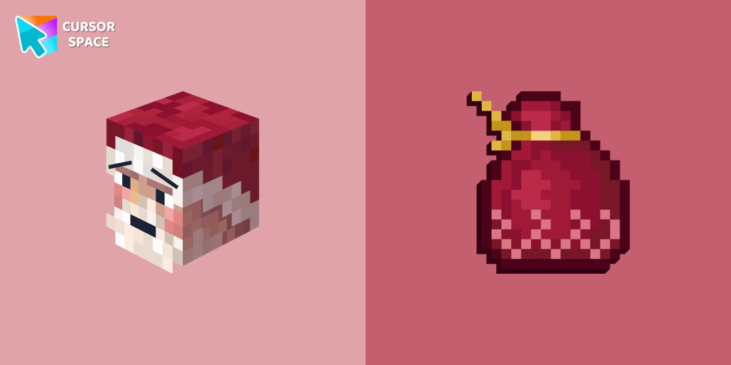 Santa Claus Minecraft Skin cursor pack